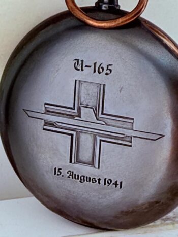 Antique WWII Era U-Boat Officer’s Award Omega Pocket Watch – 1941 Military