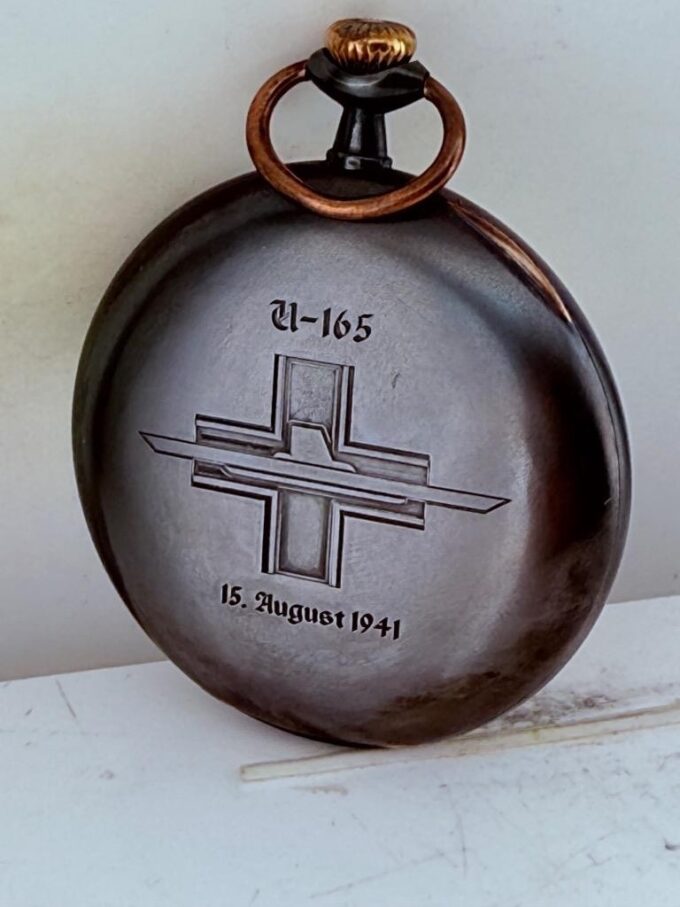 Antique WWII Era U-Boat Officer’s Award Omega Pocket Watch – 1941 Military
