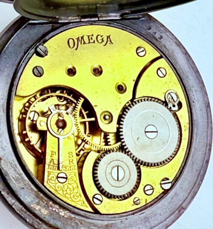 Antique WWII Era U-Boat Officer’s Award Omega Pocket Watch – 1941 Military