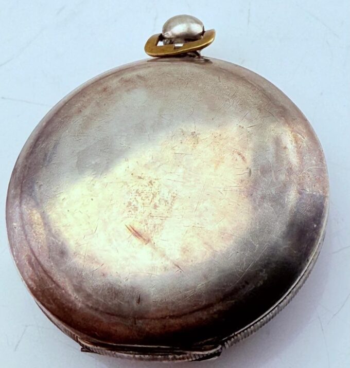 Antique Zenith Billodes Silver Pocket Watch – Ottoman Market – Enamel Istanbul