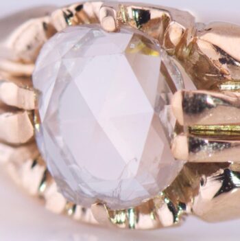 Faberge Ring Antique 14k Gold Made by Julius Rappoport c1909 Tsar Nicholas Era