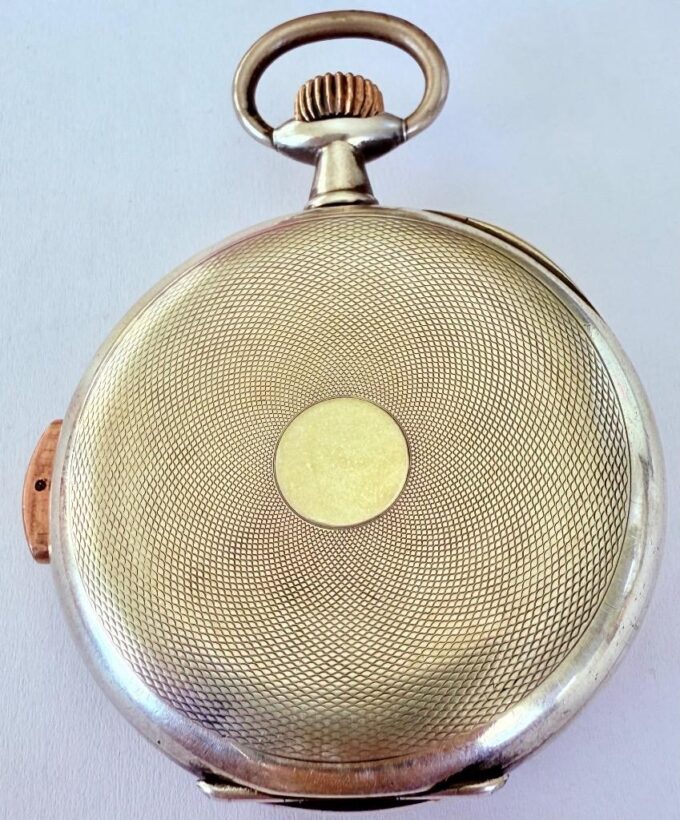 Antique c.1896 Victor Gabu Quarter Repeater Silver Pocket Watch Tsar Nicholas II