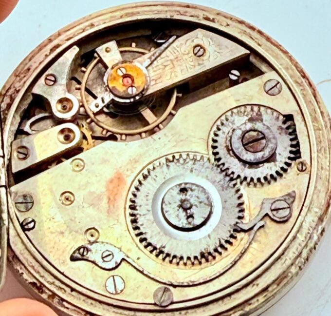Antique Ingersoll & Bro. Pocket Watch – Emperor Haile Selassie Portrait Case