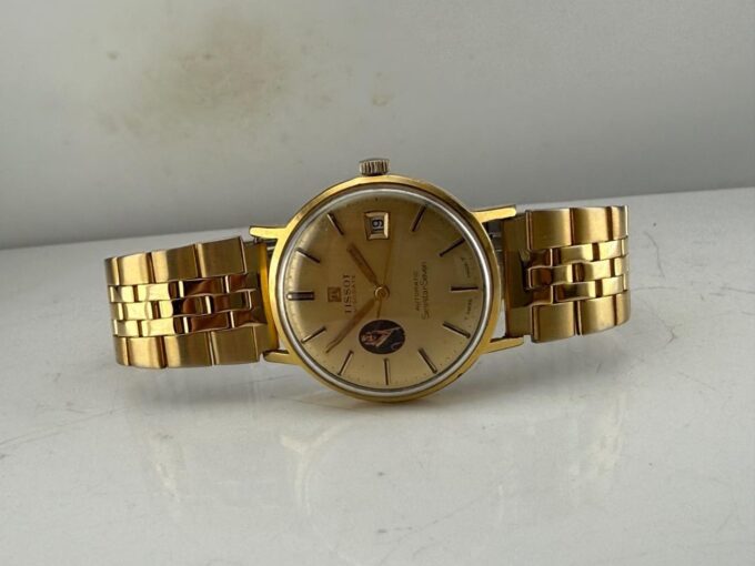 Vintage Tissot Visodate Seastar Automatic Wristwatch King Ibn Saud Portrait