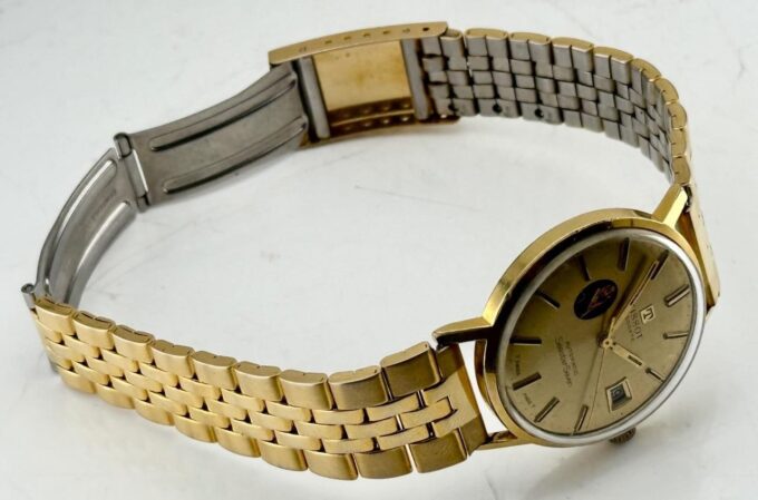 Vintage Tissot Visodate Seastar Automatic Wristwatch King Ibn Saud Portrait