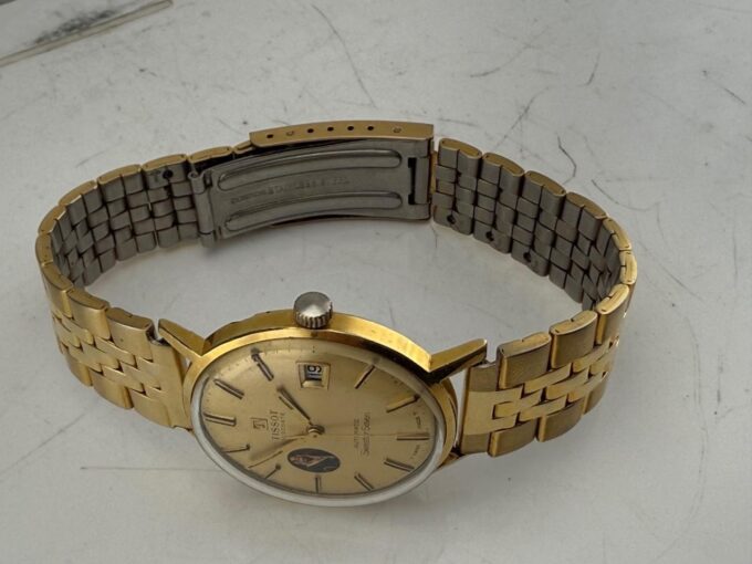 Vintage Tissot Visodate Seastar Automatic Wristwatch King Ibn Saud Portrait