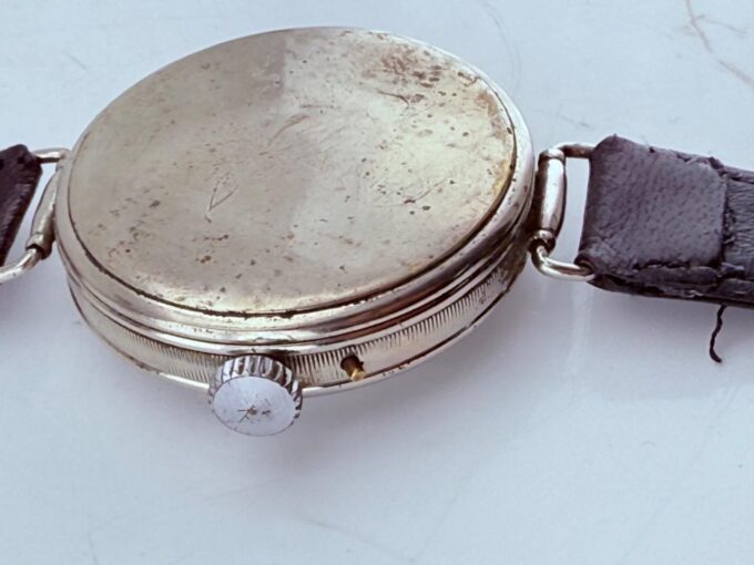 WWI German Imperial Navy U-Boat Officer’s Longines Wristwatch – Iron Cross Dial