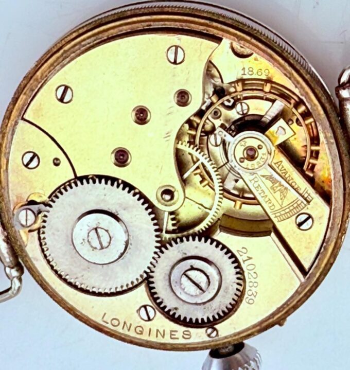 WWI German Imperial Navy U-Boat Officer’s Longines Wristwatch – Iron Cross Dial