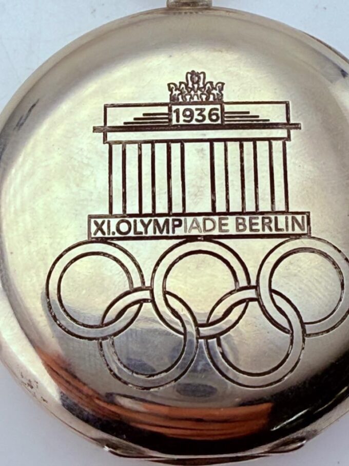 Rare 1936 Berlin Olympic Games Chronograph Pocket Watch – “La Future” – 50mm –