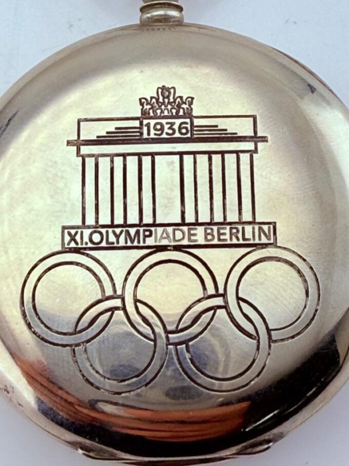 Rare 1936 Berlin Olympic Games Chronograph Pocket Watch – “La Future” – 50mm –