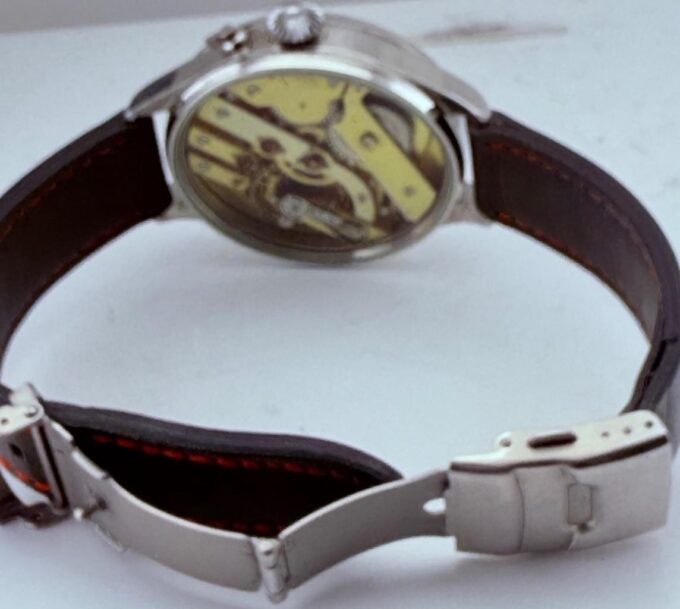 Antique WWII Era Military Lecture Chronometer Wristwatch c1940s