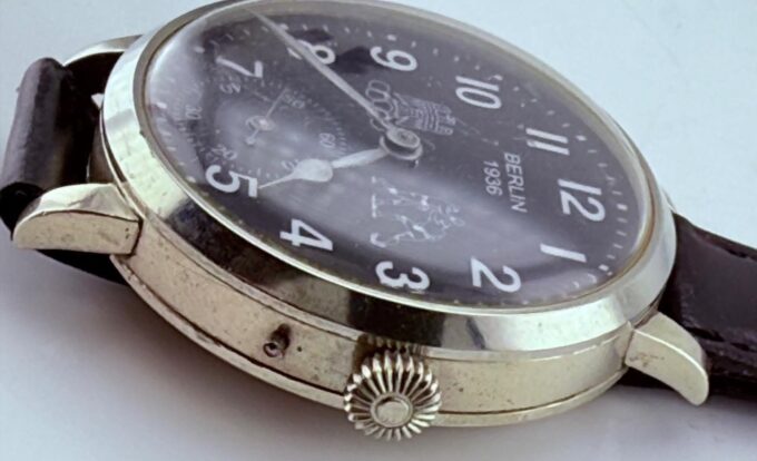 1936 Berlin Olympic Games Boxing Wristwatch – 45.5mm – Vintage Collector’s Piece