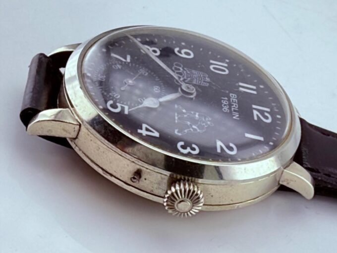 1936 Berlin Olympic Games Boxing Wristwatch – 45.5mm – Vintage Collector’s Piece