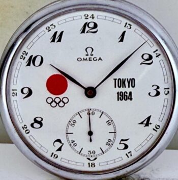 Rare 1964 Omega Pocket Watch for Tokyo Olympic Games– Cal. 830,