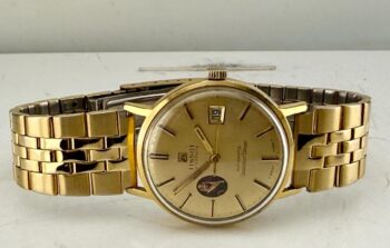 Vintage Tissot Visodate Seastar Automatic Wristwatch King Ibn Saud Portrait