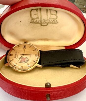 Vintage Glashütte Spezimatic Wristwatch –German Stasi (MfS) Ministry-26 Rubies