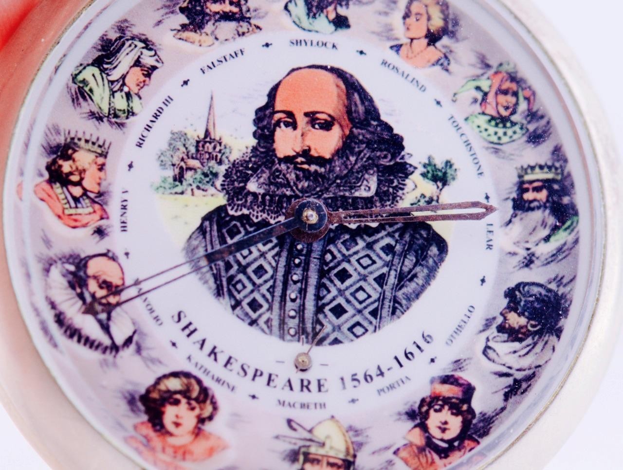 Antique Shakespeare Theatre Artists Prize Award Pocket Watch c1900's RARE