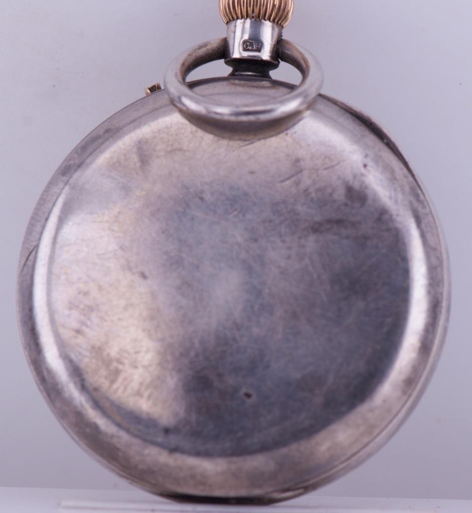 Antique J.Benson Sterling Silver Pocket Watch-CHRONOMETER Maker to King George V