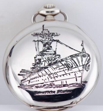Antique WWI German Navy Officer’s Award Zenith Pocket Watch “Gott Mit Uns”