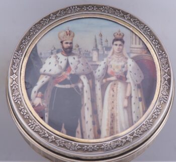 Antique Faberge Coronation Presentation Tobacco Box – Julius Rappoport – c.1896