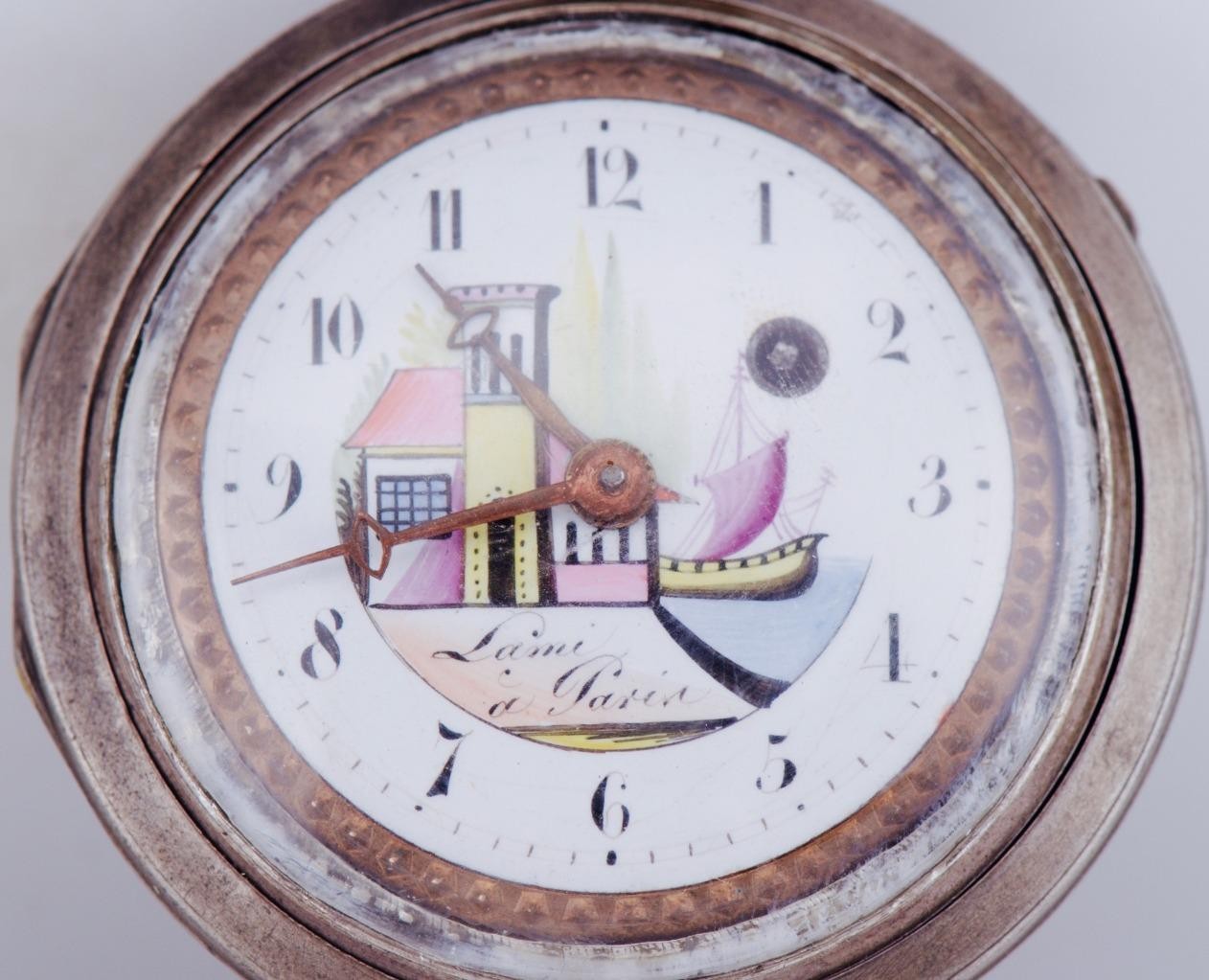 Antique French Verge Fusee Pocket Watch c1770 Lame Paris- Queen Marie Antoinette