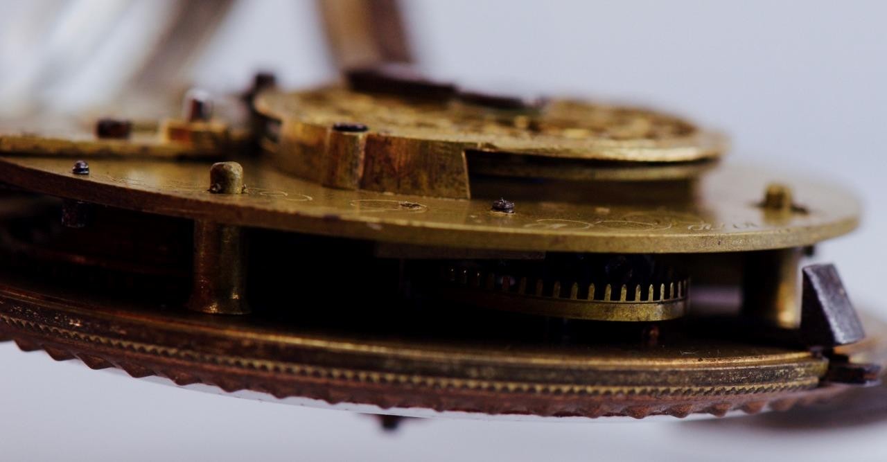 Antique French Verge Fusee Pocket Watch c1770 Lame Paris- Queen Marie Antoinette