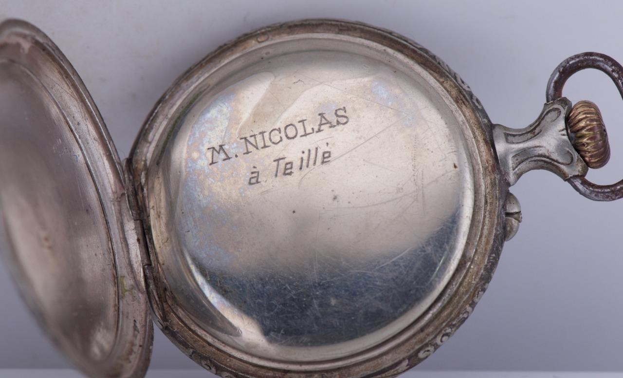 Antique 1920 Antwerp Olympic Games French Pocket Watch –Cycling Award–LeCoultre