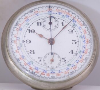 Antique Swiss Chronograph Pocket Watch – Tachymeter Dial – 51mm–Project / Repair