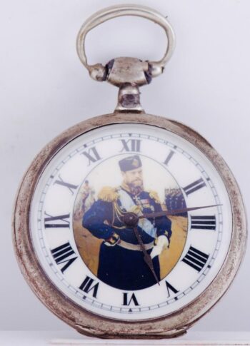 Antique Imperial Tsar's Era Silver Pocket Watch c1880's-Tsar Alexander III