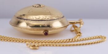 Antique Pocket Watch Markwick Markham London Verge Fusee Pair Case Ottoman c1770