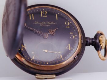 RARE WWI German Kaiserliche Marine Submarine Quarter Repeater Pocket Watch 1916