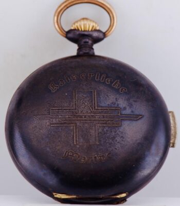 RARE WWI German Kaiserliche Marine Submarine Quarter Repeater Pocket Watch 1916