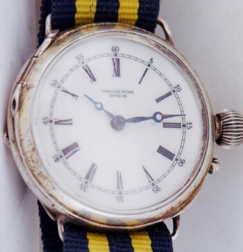 Antique Vacheron Geneve Silver Trench Watch – c.1900s – 34mm - Perfect Working