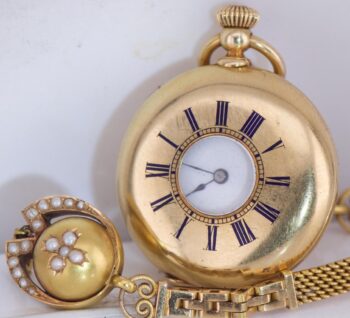 Museum-Grade 18k Gold Patek Philippe Ladies Pocket Watch - Imperial Royal Court