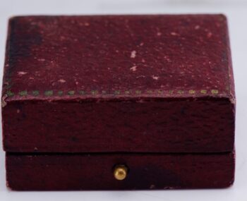 Authentic Antique Victorian 14K Gold 1.2ct Old Rose Cut Diamond Earrings Boxed