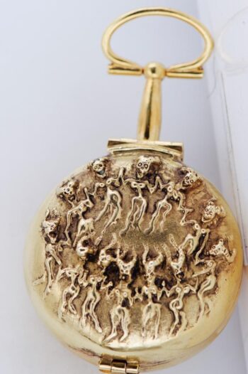 A Masterpiece of Macabre Horology - Antique Occultist's Verge Fusee Pocket Watch