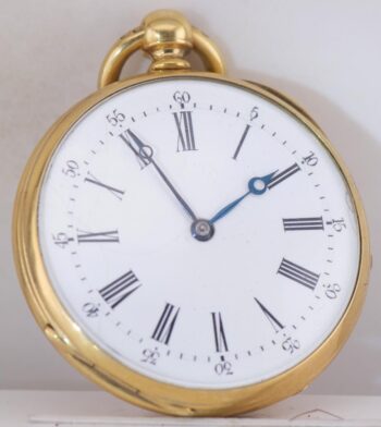 A Piece of Vatican History — Antique c. 1850 Foignet à Cours Papal Pocket Watch