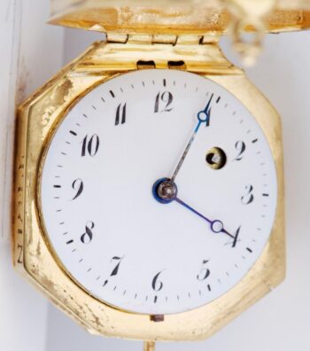 MUSEUM c1790 Breguet Paris Octagonal Memento Mori Skull Verge Fusee Pocket Watch