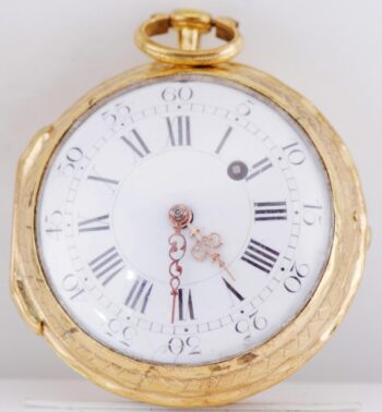 MUSEUM RARE c.1790 Darmezin Paris Memento Mori Skull Ouroboros Verge Fusee Watch