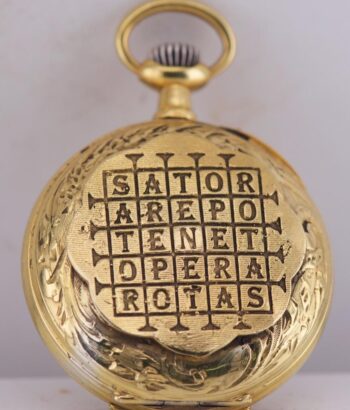 MUSEUM-GRADE 19th CENTURY OCCULTIST POCKET WATCH • LECOULTRE CALIBER • SATOR