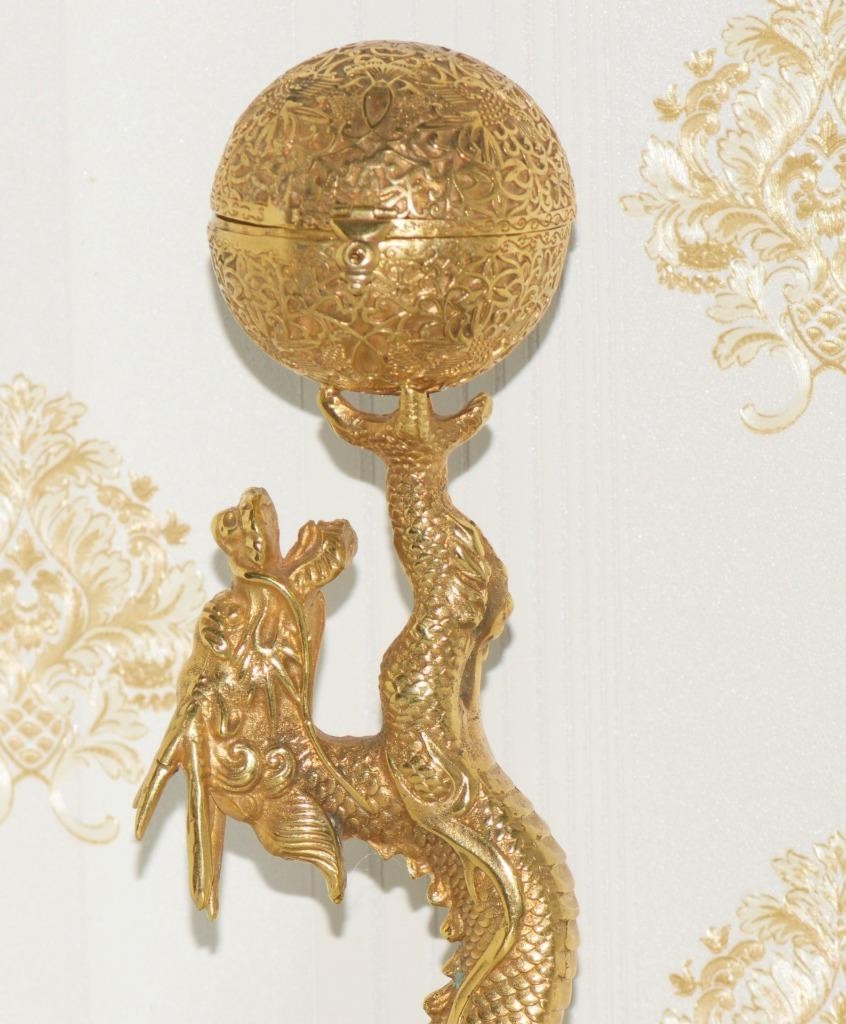 MUSEUM QUALITY c.1790 French 18k Ormolu Dragon Verge Fusee Calendar Desk Clock