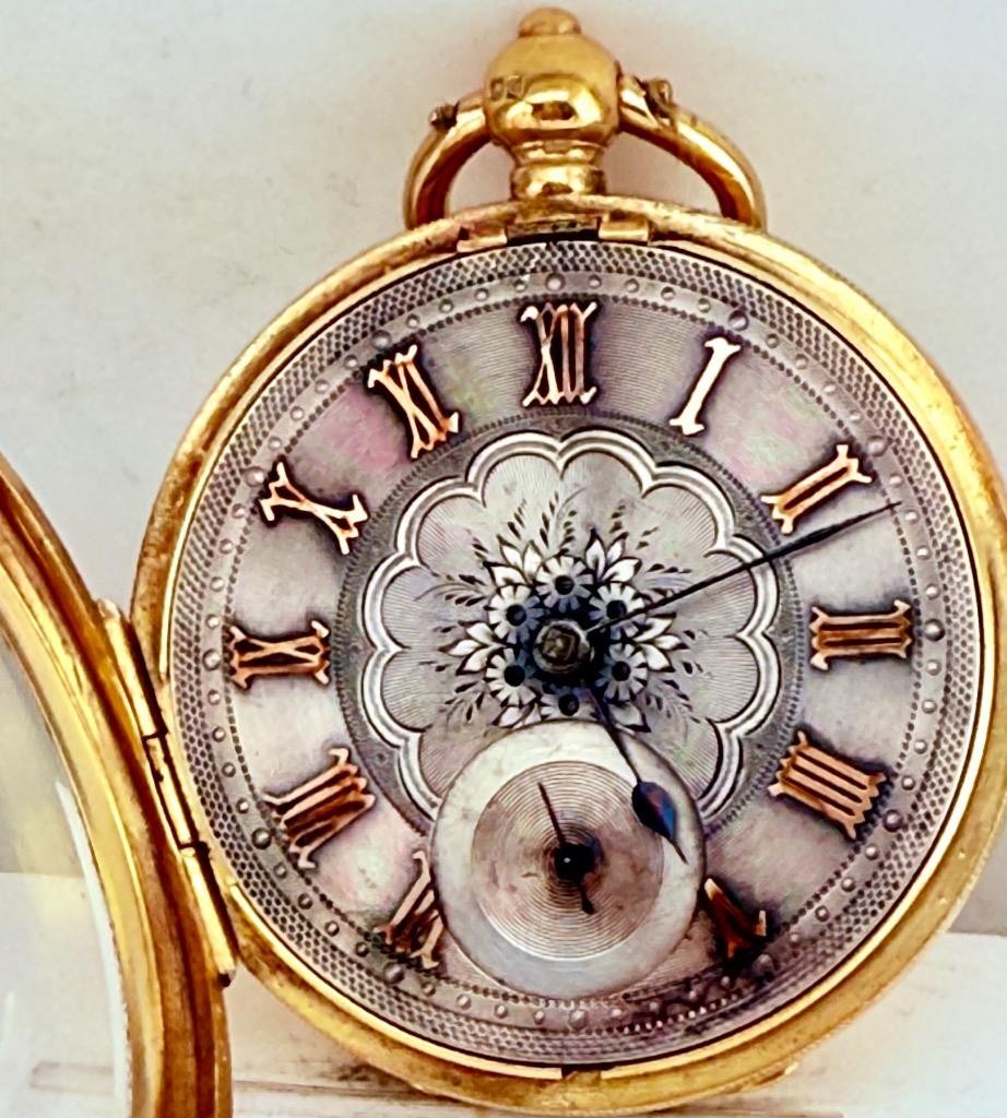 Antique Victorian Era Memento Mori Pocket Watch Attributed to John Forrest