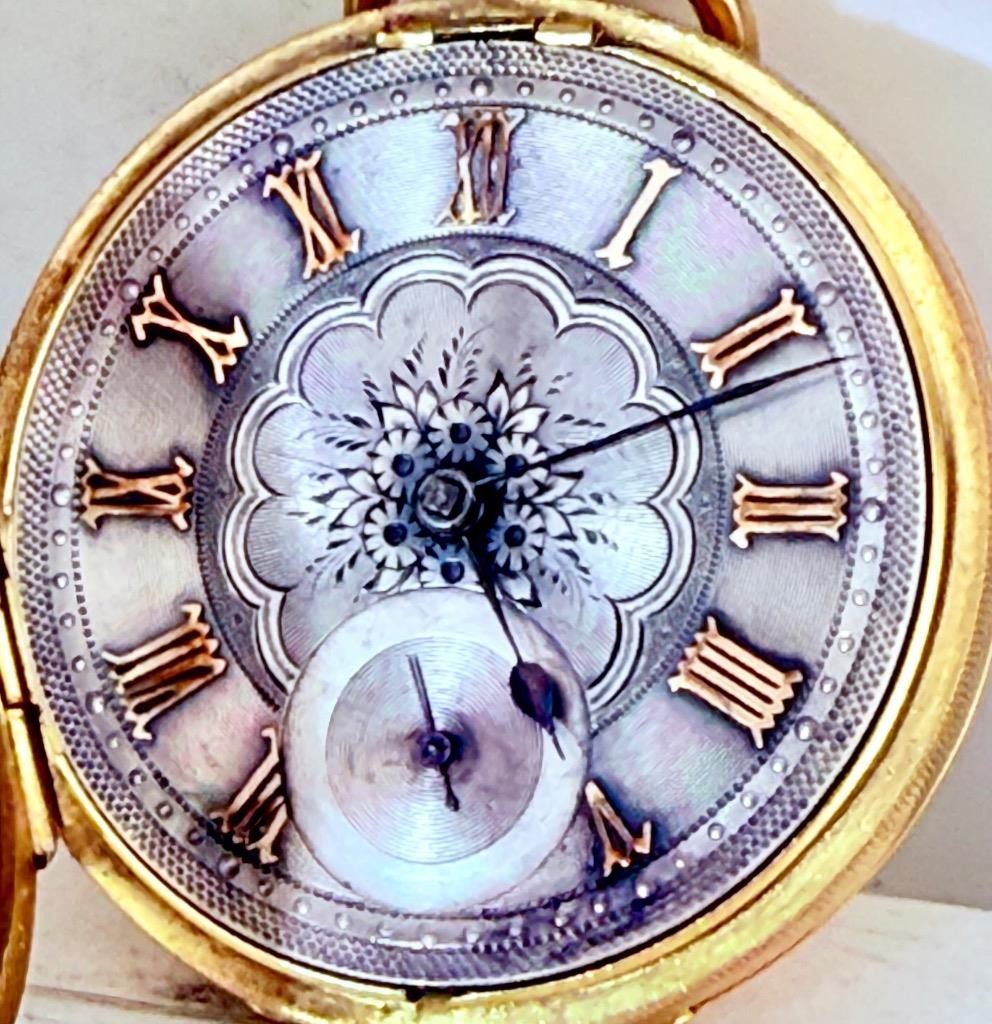 Antique Victorian Era Memento Mori Pocket Watch Attributed to John Forrest