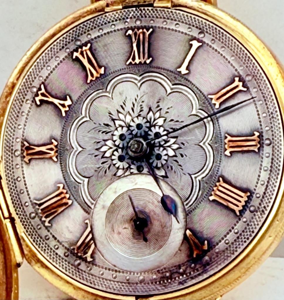 Antique Victorian Era Memento Mori Pocket Watch Attributed to John Forrest
