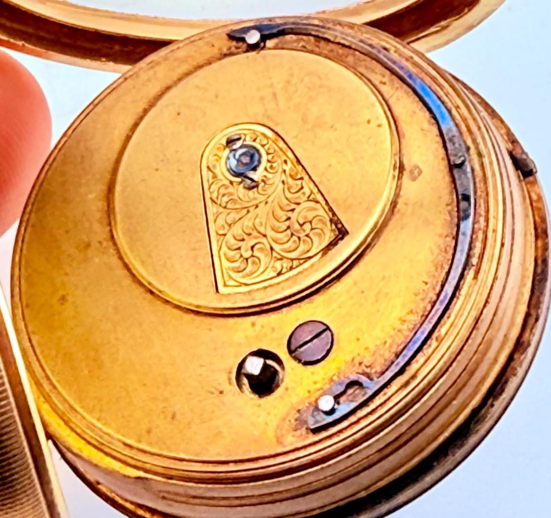 Antique Victorian Era Memento Mori Pocket Watch Attributed to John Forrest