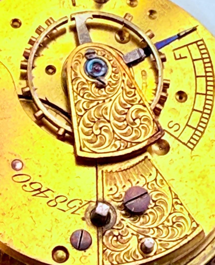Antique Victorian Era Memento Mori Pocket Watch Attributed to John Forrest