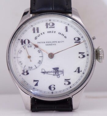 Museum Quality Antique PATEK PHILIPPE WWI German Pilot Award Chronomer Watch