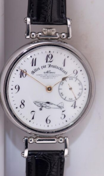 Museum Quality NOMOS Glashütte A1 Chronometer German Pilot Award Watch c1930's