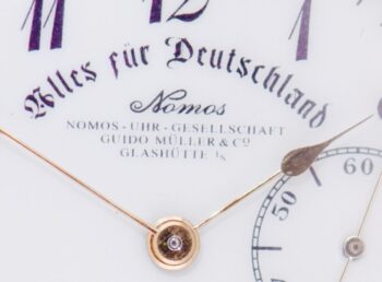 Museum Quality NOMOS Glashütte A1 Chronometer German Pilot Award Watch c1930's