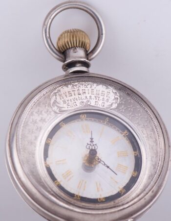 MUSEUM QUALITY: Extremely Rare Antique "Mystérieuse" Silver Mystery Pocket Watch